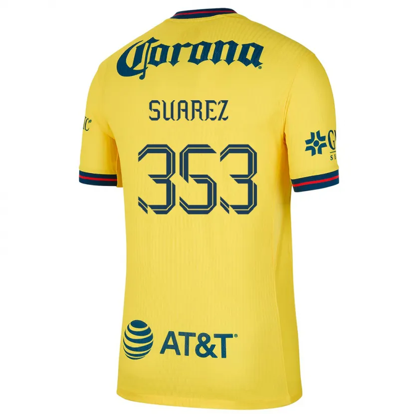 Danxen Damen Irwin Suarez #353 Gelb Blau Heimtrikot Trikot 2024/25 T-Shirt