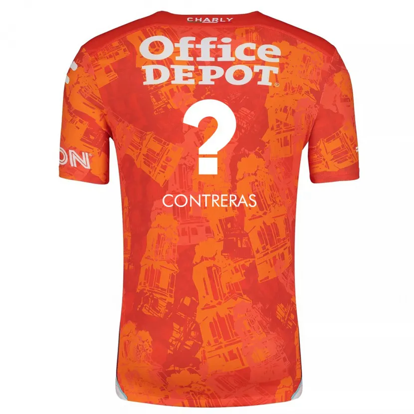 Danxen Damen Ari Contreras #0 Orange Weiß Auswärtstrikot Trikot 2024/25 T-Shirt