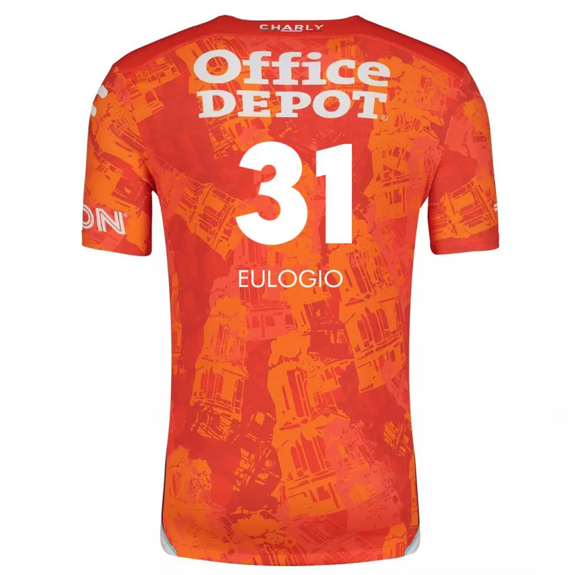 Danxen Damen José Eulogio #31 Orange Weiß Auswärtstrikot Trikot 2024/25 T-Shirt