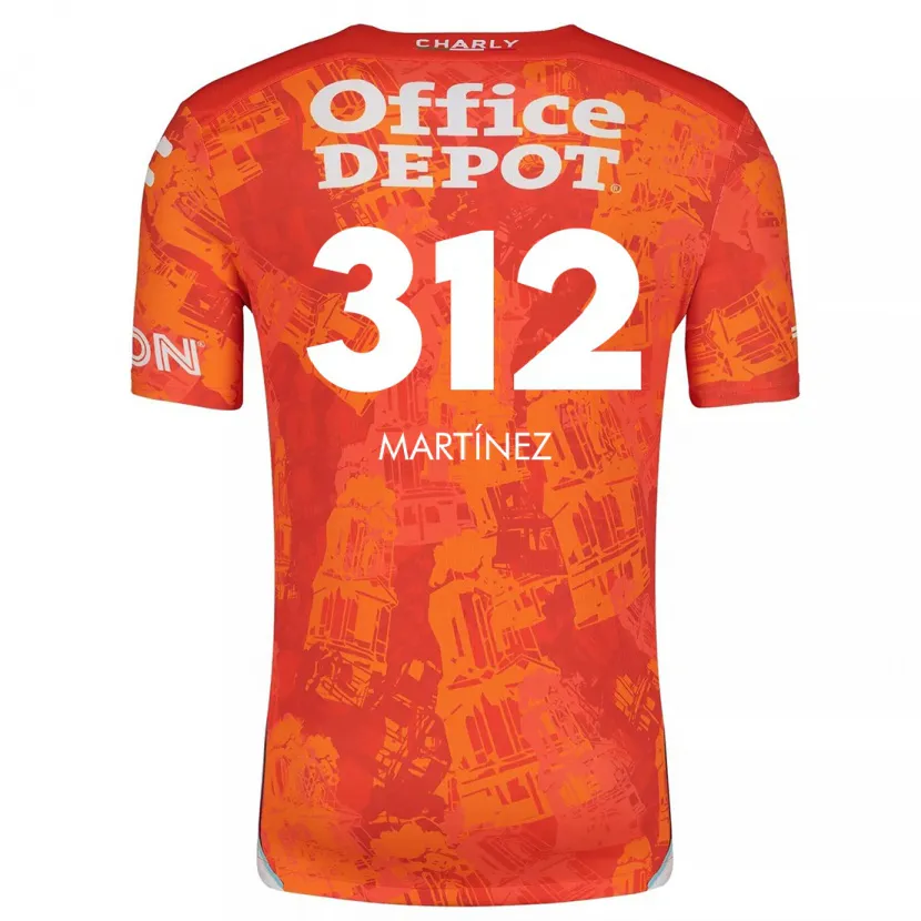 Danxen Damen Ulises Martínez #312 Orange Weiß Auswärtstrikot Trikot 2024/25 T-Shirt