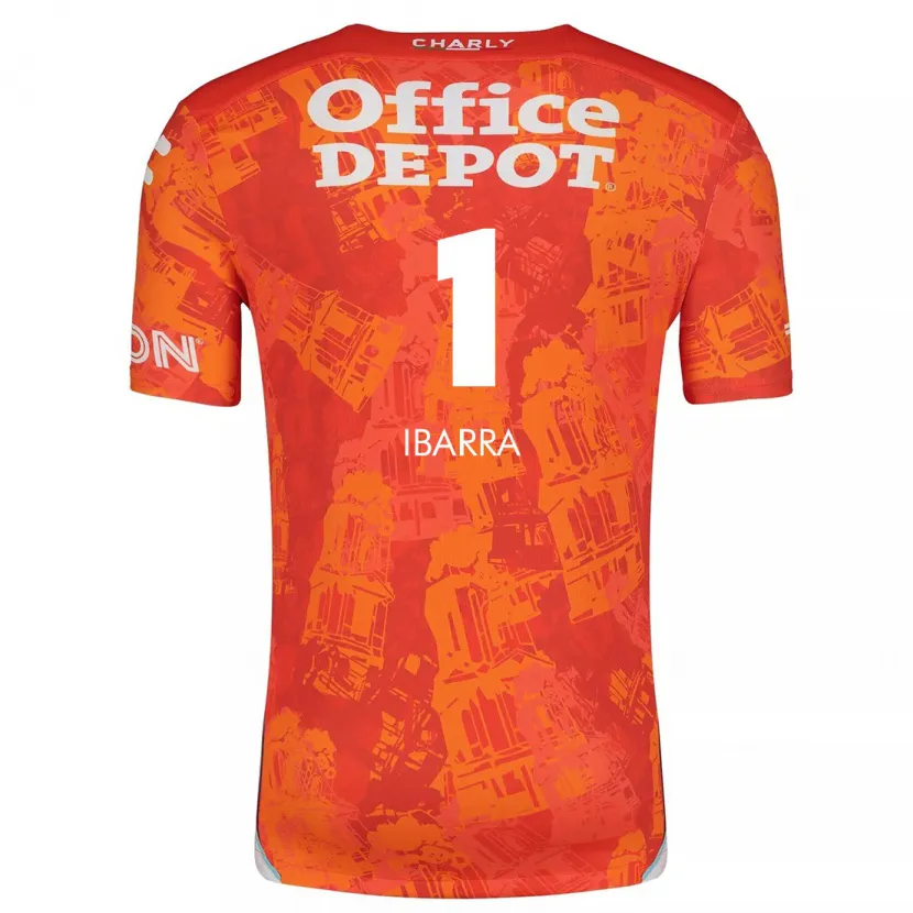 Danxen Damen Fabiola Ibarra #1 Orange Weiß Auswärtstrikot Trikot 2024/25 T-Shirt
