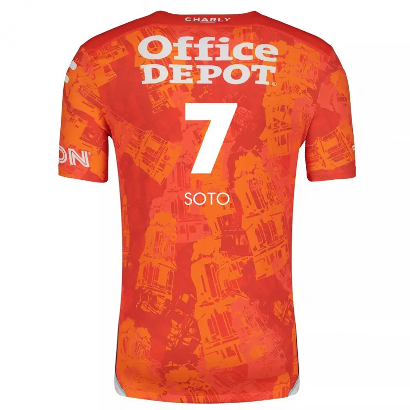 Danxen Damen Alice Soto #7 Orange Weiß Auswärtstrikot Trikot 2024/25 T-Shirt