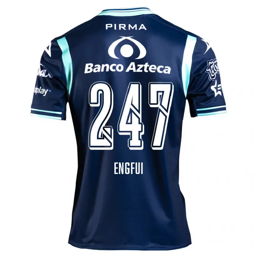 Danxen Damen Emilio Engfui #247 Navy Blau Auswärtstrikot Trikot 2024/25 T-Shirt