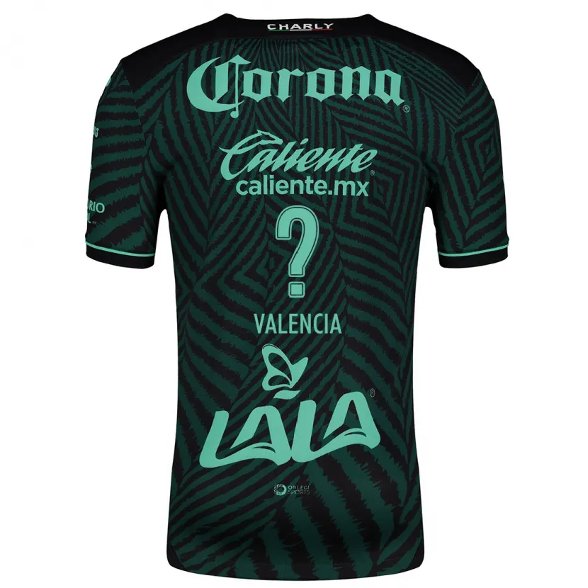 Danxen Damen Álex Valencia #0 Schwarz Grün Auswärtstrikot Trikot 2024/25 T-Shirt