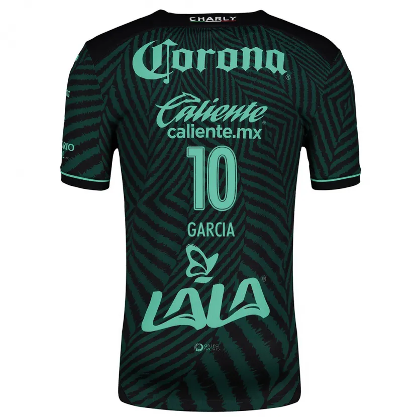 Danxen Damen Daniela García #10 Schwarz Grün Auswärtstrikot Trikot 2024/25 T-Shirt