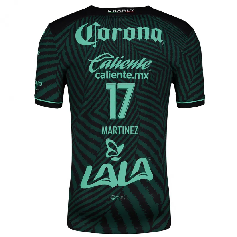 Danxen Damen Marianne Martínez #17 Schwarz Grün Auswärtstrikot Trikot 2024/25 T-Shirt