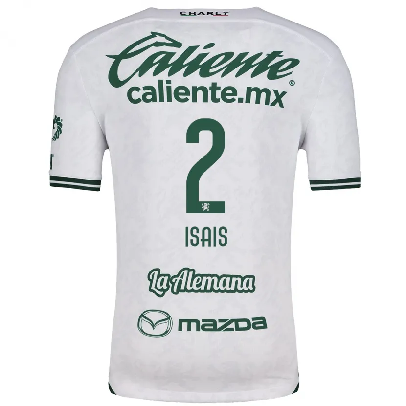 Danxen Damen Mauricio Isaís #2 Weiß Grün Auswärtstrikot Trikot 2024/25 T-Shirt