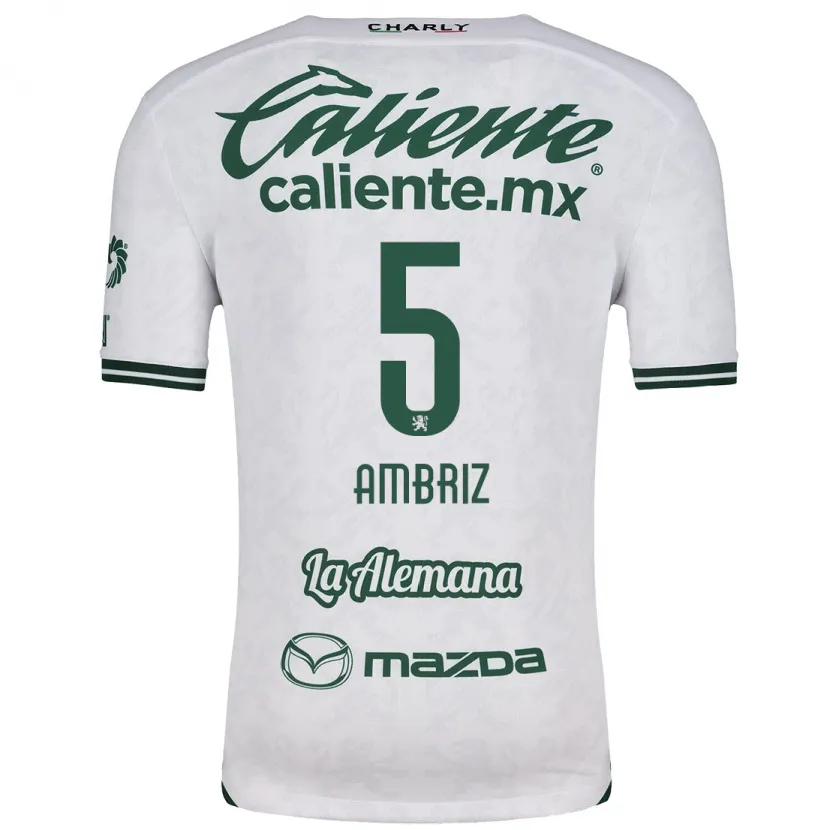 Danxen Damen Fidel Ambríz #5 Weiß Grün Auswärtstrikot Trikot 2024/25 T-Shirt