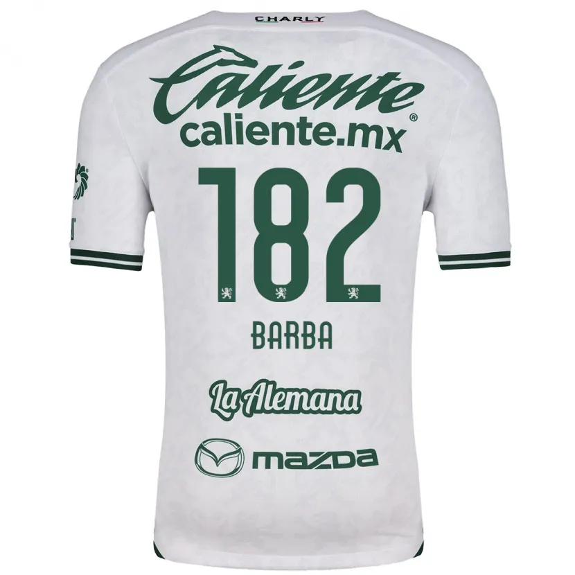 Danxen Damen Austin Barba #182 Weiß Grün Auswärtstrikot Trikot 2024/25 T-Shirt