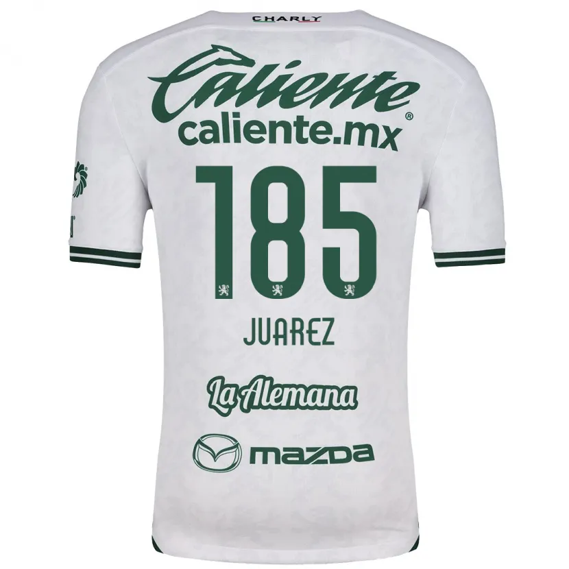 Danxen Damen Moisés Juárez #185 Weiß Grün Auswärtstrikot Trikot 2024/25 T-Shirt
