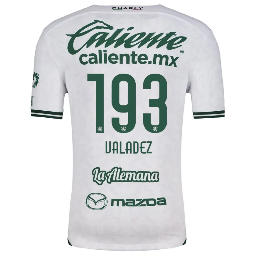 Danxen Damen Luis Valadez #193 Weiß Grün Auswärtstrikot Trikot 2024/25 T-Shirt