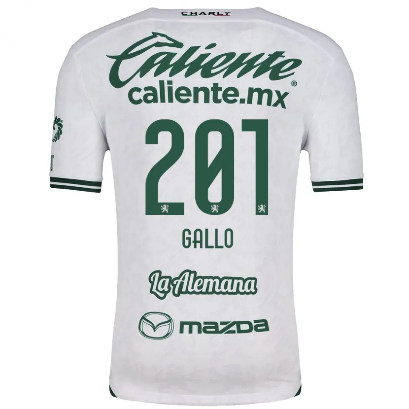 Danxen Damen Andrés Gallo #201 Weiß Grün Auswärtstrikot Trikot 2024/25 T-Shirt