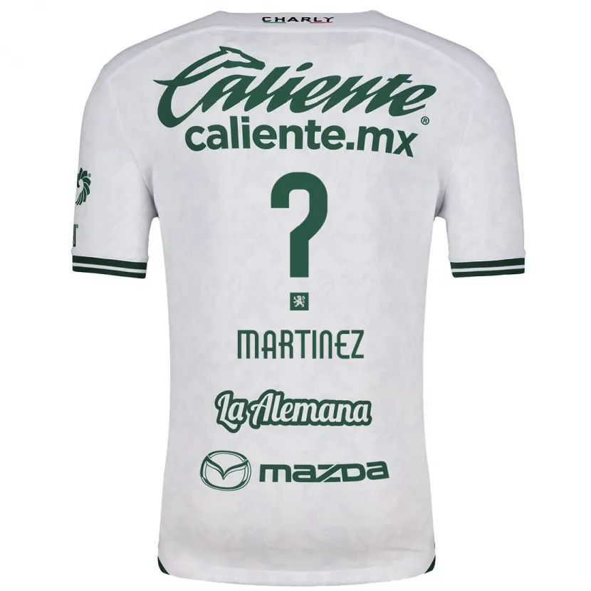 Danxen Damen Edson Martínez #0 Weiß Grün Auswärtstrikot Trikot 2024/25 T-Shirt