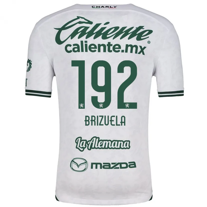 Danxen Damen Juan Brizuela #192 Weiß Grün Auswärtstrikot Trikot 2024/25 T-Shirt
