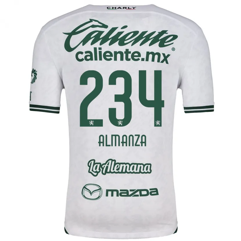 Danxen Damen Román Almanza #234 Weiß Grün Auswärtstrikot Trikot 2024/25 T-Shirt