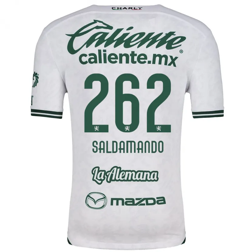 Danxen Damen José Saldamando #262 Weiß Grün Auswärtstrikot Trikot 2024/25 T-Shirt
