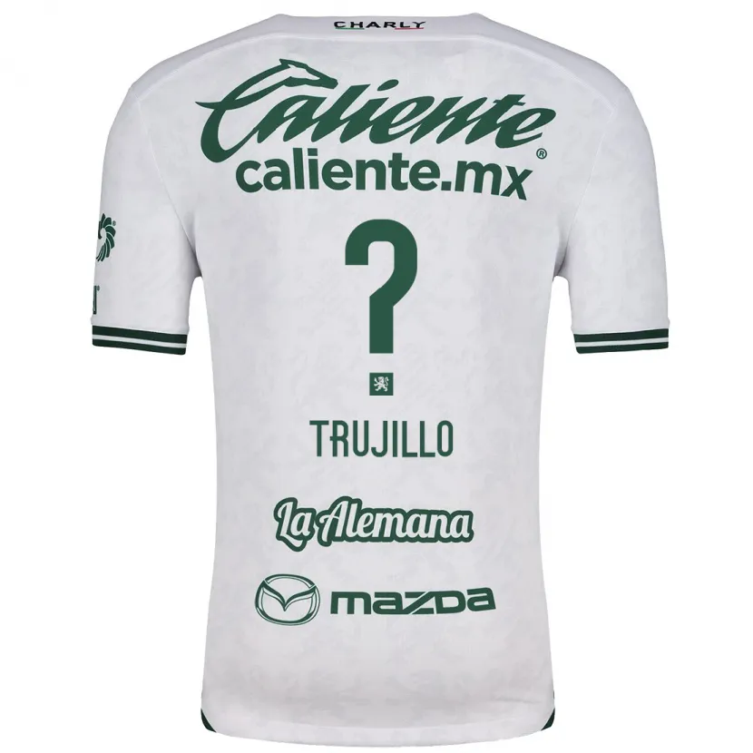 Danxen Damen Diego Trujillo #0 Weiß Grün Auswärtstrikot Trikot 2024/25 T-Shirt