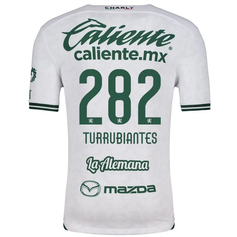 Danxen Damen Abdon Turrubiantes #282 Weiß Grün Auswärtstrikot Trikot 2024/25 T-Shirt