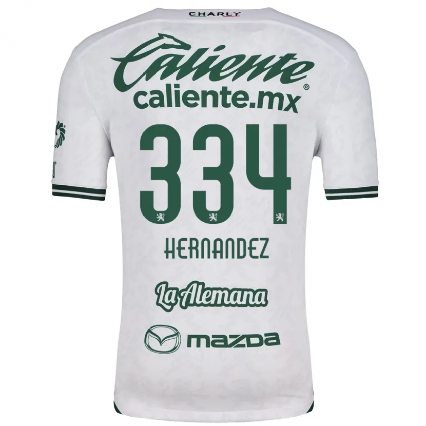 Danxen Damen Alan Hernández #334 Weiß Grün Auswärtstrikot Trikot 2024/25 T-Shirt