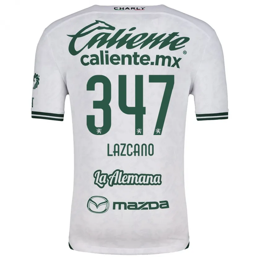 Danxen Damen Evan Lazcano #347 Weiß Grün Auswärtstrikot Trikot 2024/25 T-Shirt
