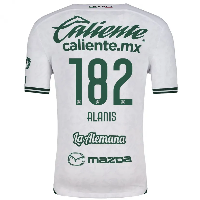 Danxen Damen Alejandro Alanís #182 Weiß Grün Auswärtstrikot Trikot 2024/25 T-Shirt