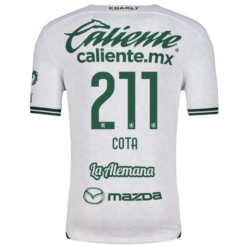 Danxen Damen Luis Cota #211 Weiß Grün Auswärtstrikot Trikot 2024/25 T-Shirt