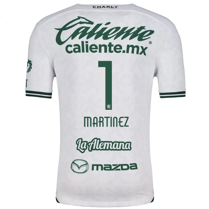 Danxen Damen Angeles Martínez #1 Weiß Grün Auswärtstrikot Trikot 2024/25 T-Shirt