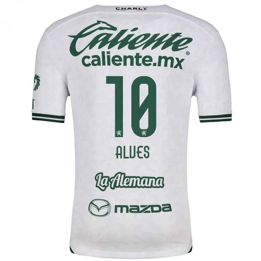 Danxen Damen Maria Alves #10 Weiß Grün Auswärtstrikot Trikot 2024/25 T-Shirt