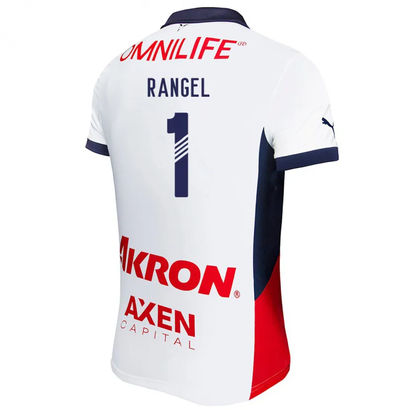 Danxen Damen Raúl Rangel #1 Weiß Rot Blau Auswärtstrikot Trikot 2024/25 T-Shirt