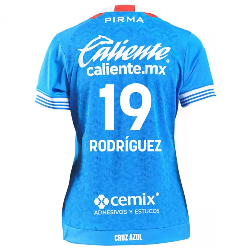 Danxen Kinder Carlos Rodríguez #19 Himmelblau Heimtrikot Trikot 2024/25 T-Shirt