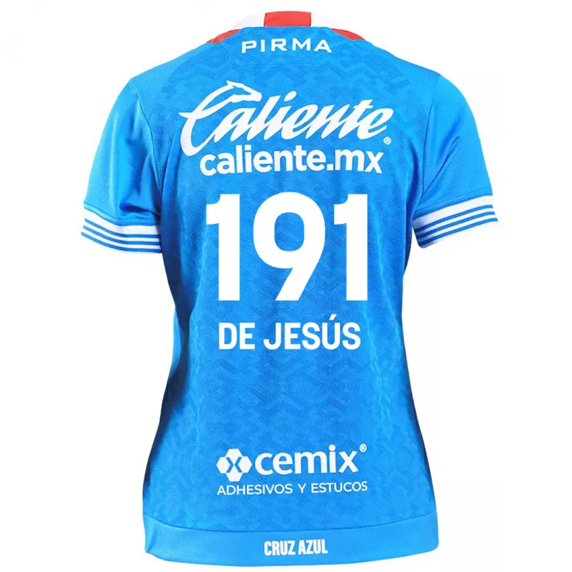 Danxen Kinder Luis De Jesús #191 Himmelblau Heimtrikot Trikot 2024/25 T-Shirt