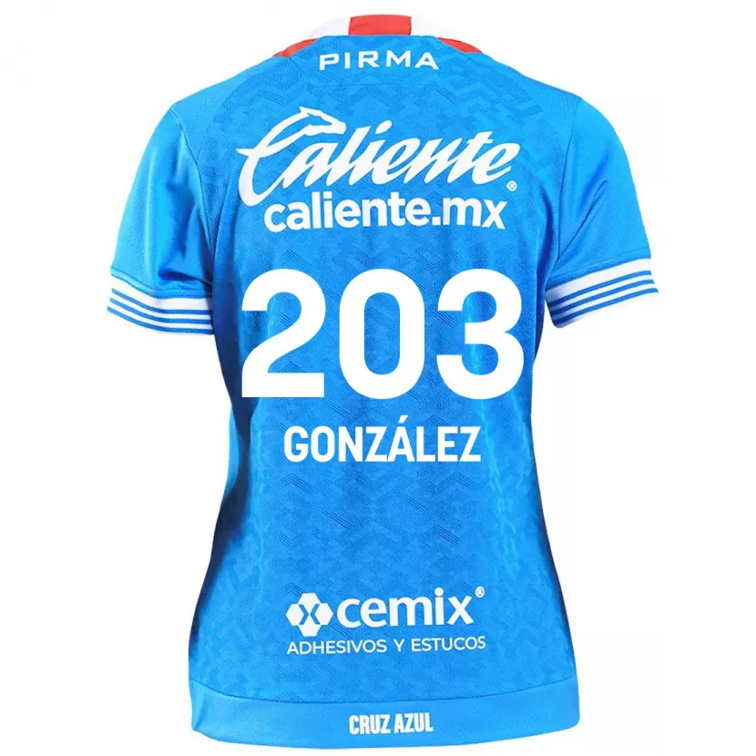 Danxen Kinder Rogelio González #203 Himmelblau Heimtrikot Trikot 2024/25 T-Shirt