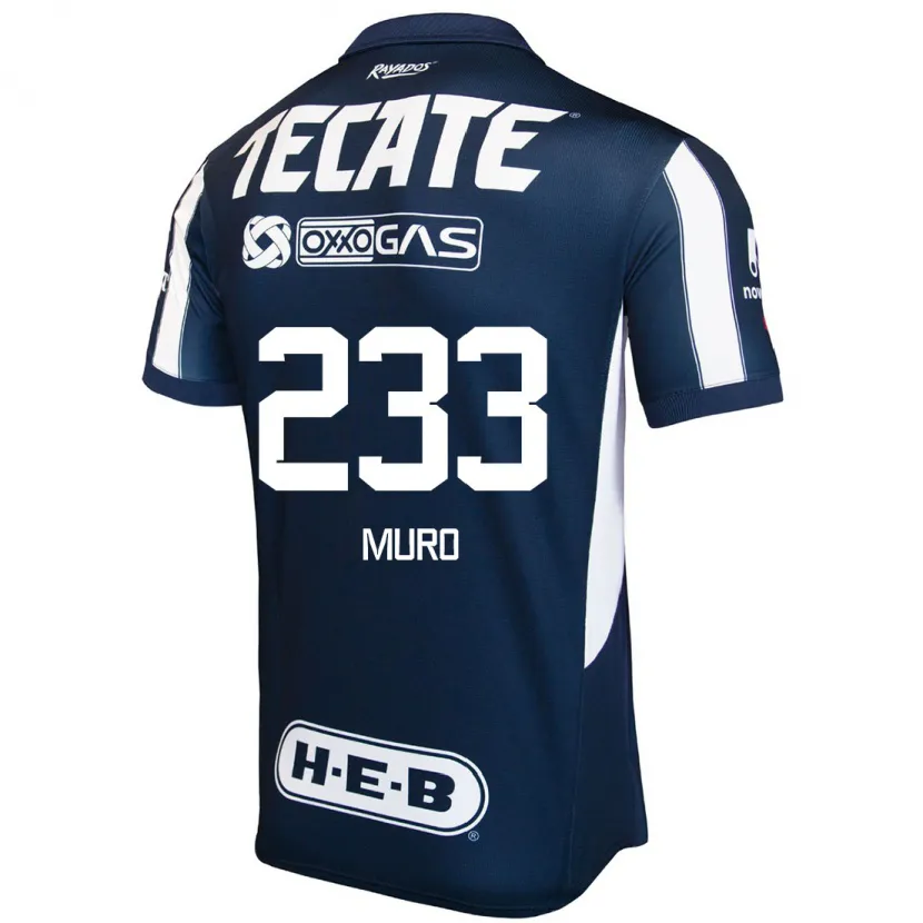 Danxen Kinder José Muro #233 Blau Rot Weiß Heimtrikot Trikot 2024/25 T-Shirt