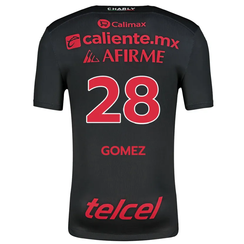 Danxen Kinder Alejandro Gómez #28 Schwarz Rot Heimtrikot Trikot 2024/25 T-Shirt