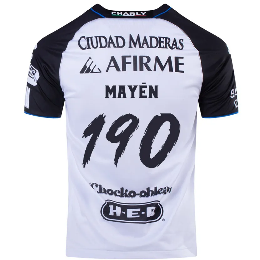Danxen Kinder Eduardo Mayén #190 Schwarz Blau Heimtrikot Trikot 2024/25 T-Shirt