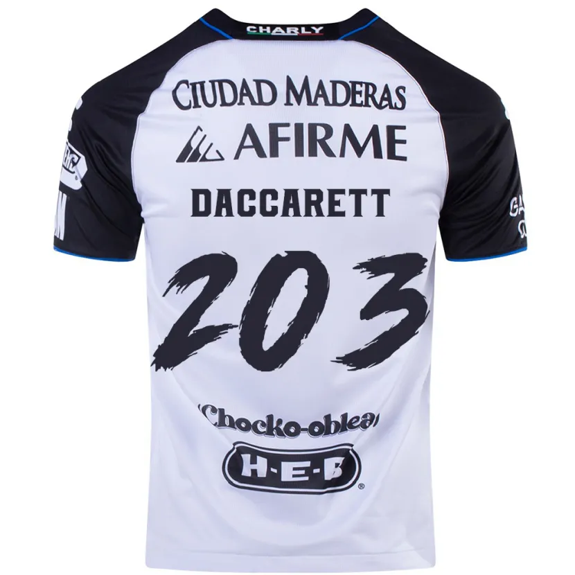 Danxen Kinder Juan Daccarett #203 Schwarz Blau Heimtrikot Trikot 2024/25 T-Shirt