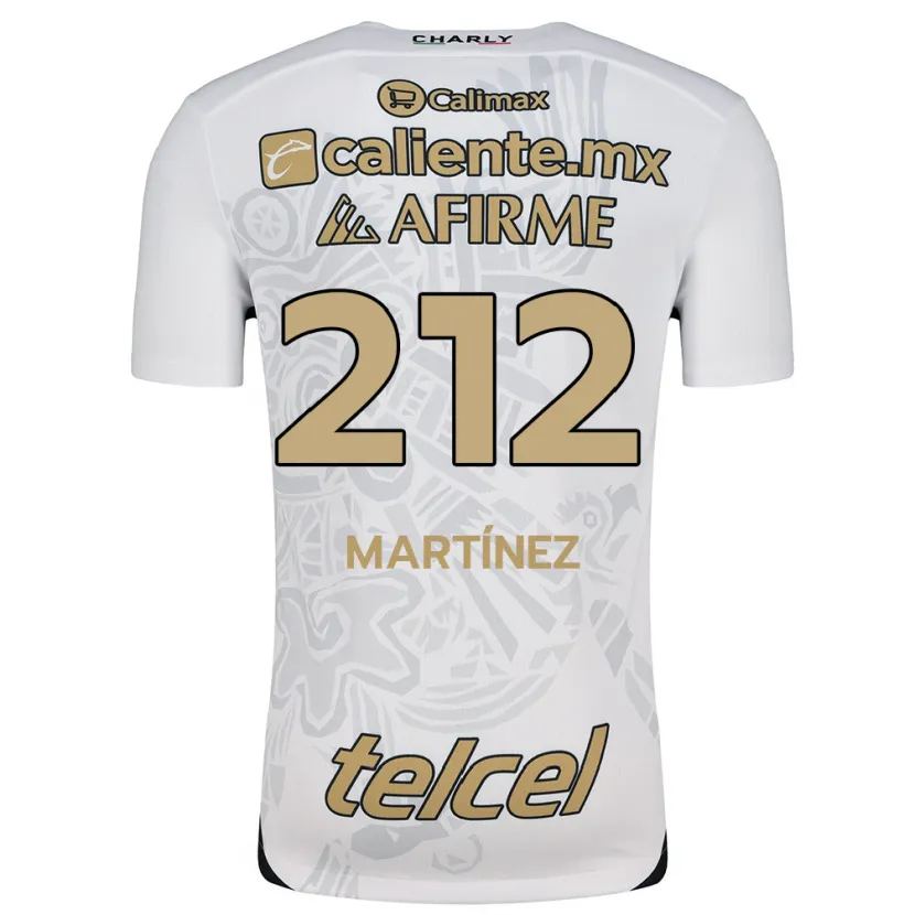 Danxen Kinder Juan Martínez #212 Weiß Schwarz Auswärtstrikot Trikot 2024/25 T-Shirt