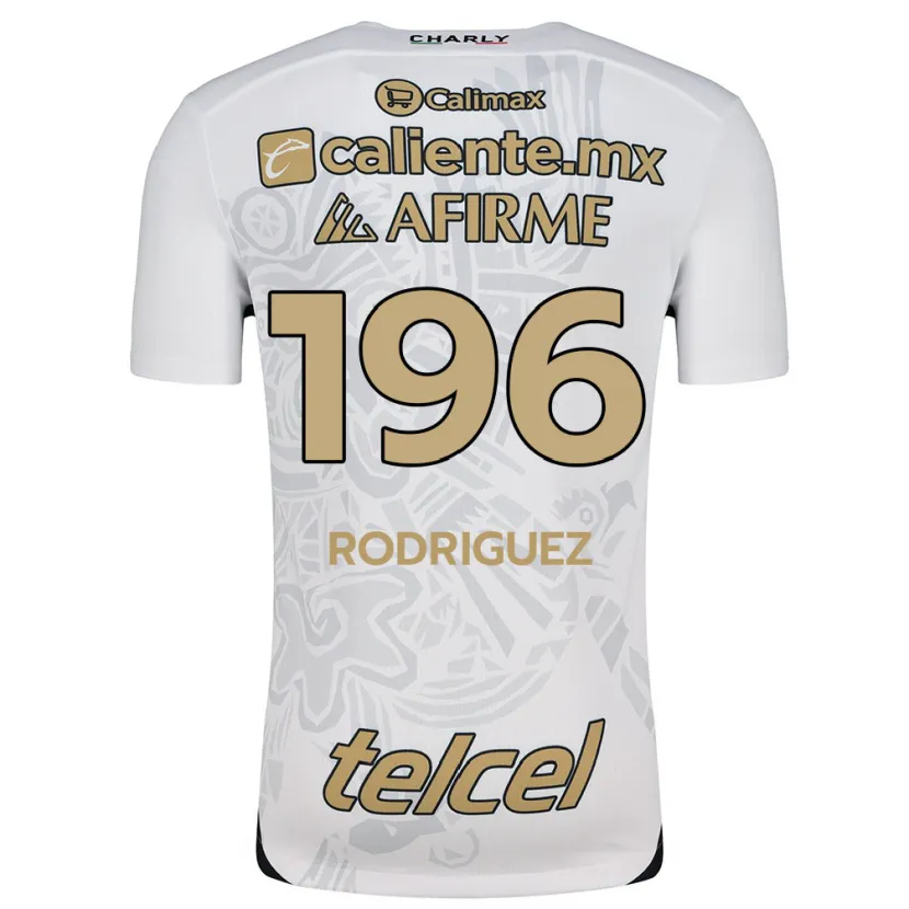 Danxen Kinder Prince Rodríguez #196 Weiß Schwarz Auswärtstrikot Trikot 2024/25 T-Shirt