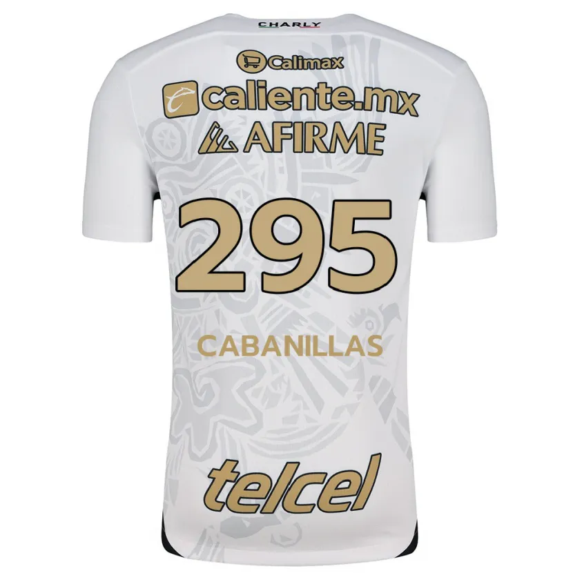 Danxen Kinder Osvaldo Cabanillas #295 Weiß Schwarz Auswärtstrikot Trikot 2024/25 T-Shirt