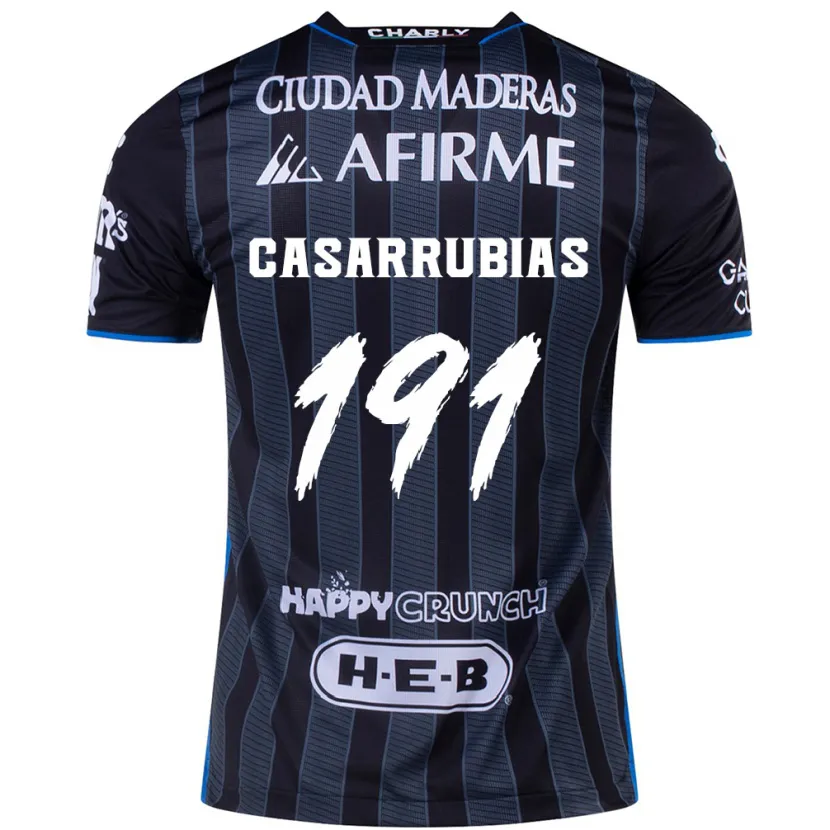 Danxen Kinder Aaron Casarrubias #191 Weiß Schwarz Auswärtstrikot Trikot 2024/25 T-Shirt