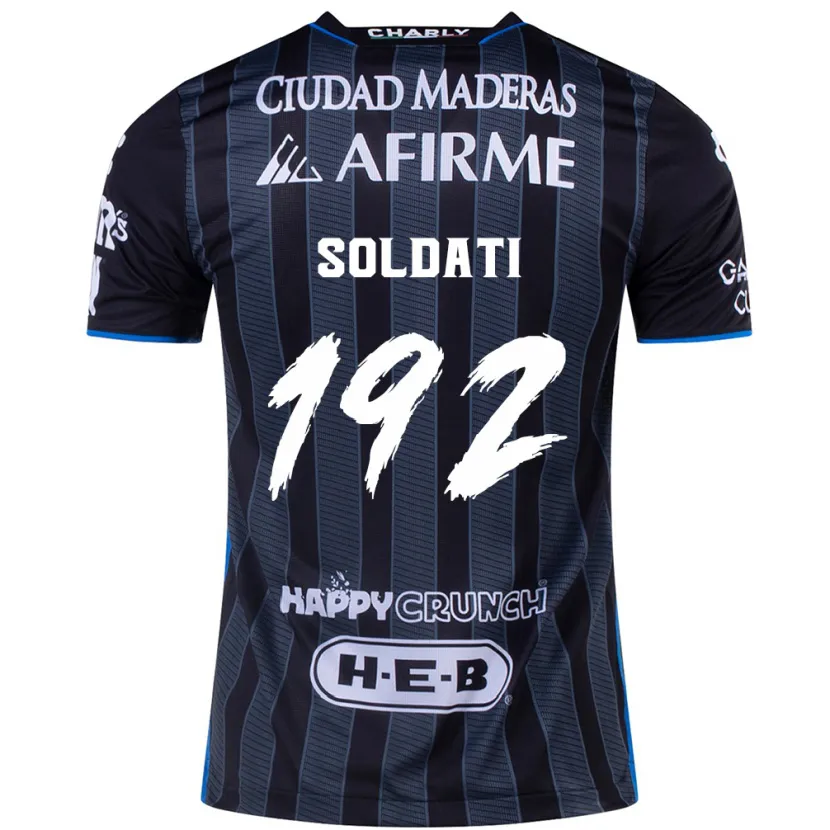 Danxen Kinder Carlo Soldati #192 Weiß Schwarz Auswärtstrikot Trikot 2024/25 T-Shirt