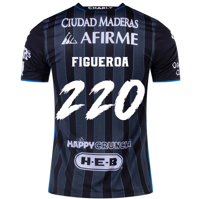 Danxen Kinder Christopher Figueroa #220 Weiß Schwarz Auswärtstrikot Trikot 2024/25 T-Shirt