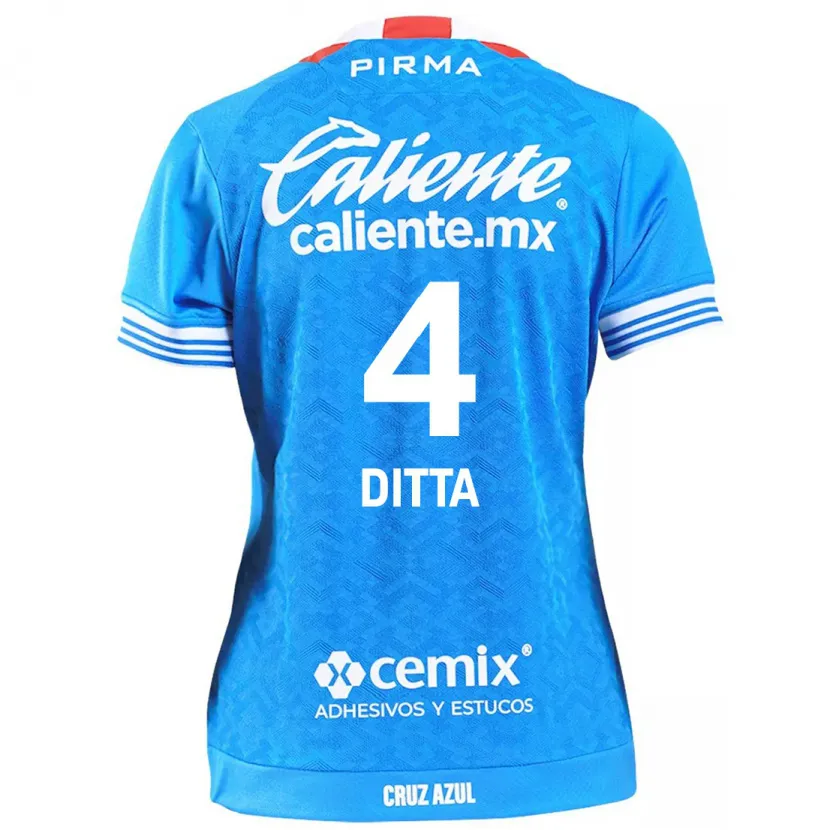 Danxen Herren Willer Ditta #4 Himmelblau Heimtrikot Trikot 2024/25 T-Shirt