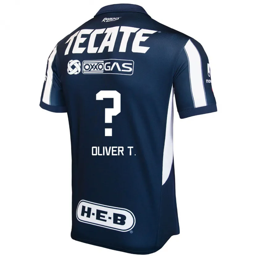 Danxen Herren Óliver Torres #0 Blau Rot Weiß Heimtrikot Trikot 2024/25 T-Shirt