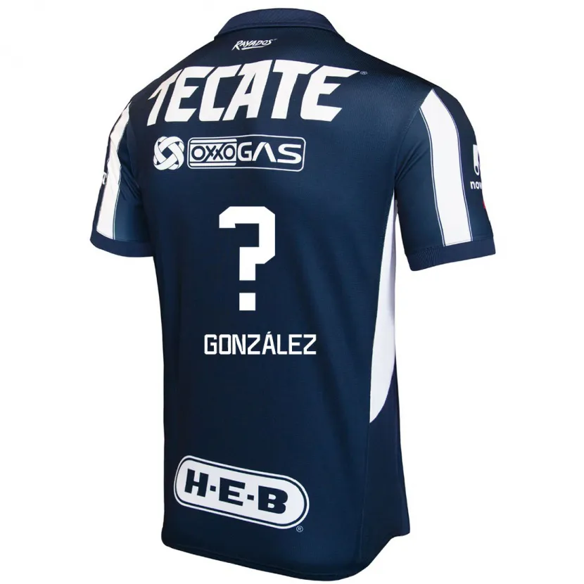 Danxen Herren Irvin González #0 Blau Rot Weiß Heimtrikot Trikot 2024/25 T-Shirt