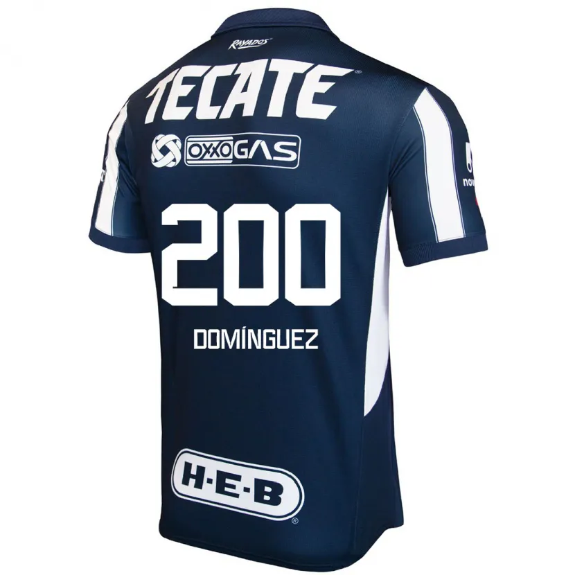 Danxen Herren Joel Domínguez #200 Blau Rot Weiß Heimtrikot Trikot 2024/25 T-Shirt