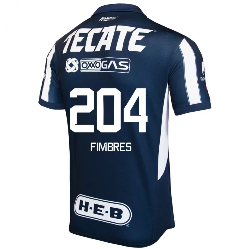 Danxen Herren Iker Fimbres #204 Blau Rot Weiß Heimtrikot Trikot 2024/25 T-Shirt