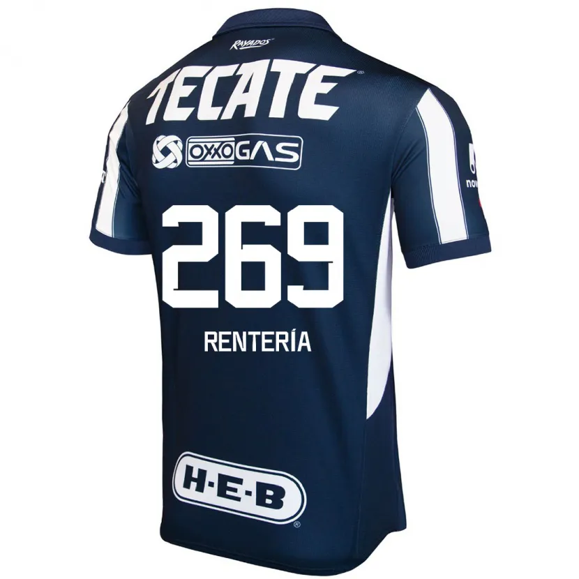 Danxen Herren Rodrigo Rentería #269 Blau Rot Weiß Heimtrikot Trikot 2024/25 T-Shirt