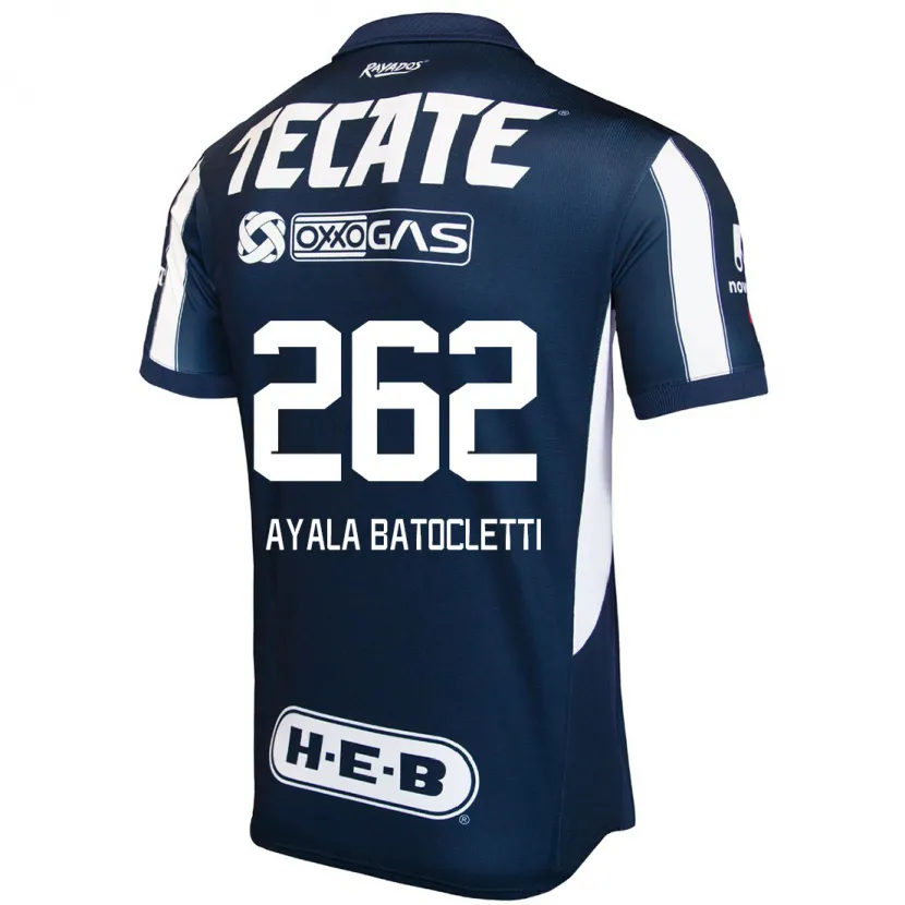 Danxen Herren Nahuel Ayala Batocletti #262 Blau Rot Weiß Heimtrikot Trikot 2024/25 T-Shirt