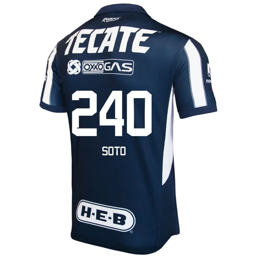 Danxen Herren Óscar Soto #240 Blau Rot Weiß Heimtrikot Trikot 2024/25 T-Shirt